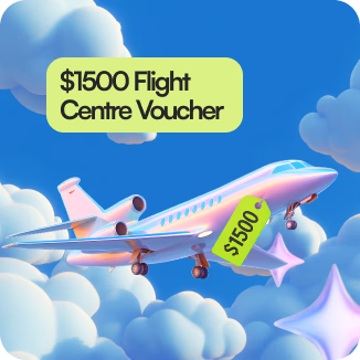 $1500 Flight Centre Voucher